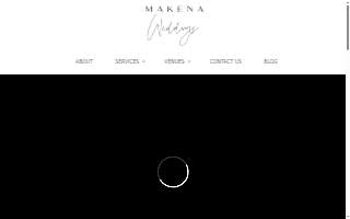 Makena Weddings website