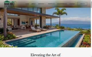 Maui Built Homes website