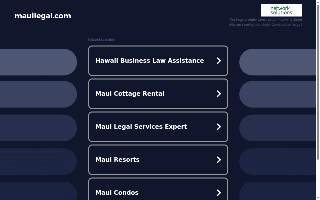 Maui Immigration Law, LLC website