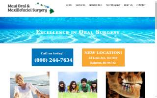 Maui Oral Surgery, LLC: Todd G. Carter, DMD website