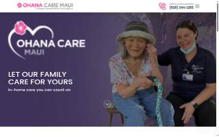 Ohana Care Maui website