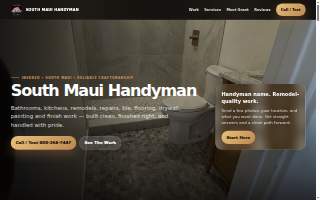 South Maui Handyman website