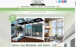 Valley Isle Windows & Doors website
