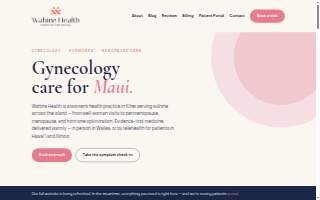 Wahine Health website