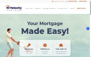 HI Velocity Mortgage website