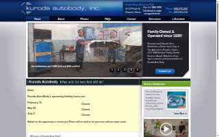 Kuroda Auto Body Inc of Mililani Town website