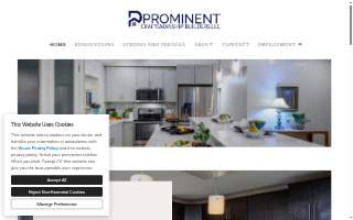 Prominent Craftsmanship Builders LLC website