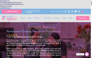 Cleaning Paradise Hawaii website