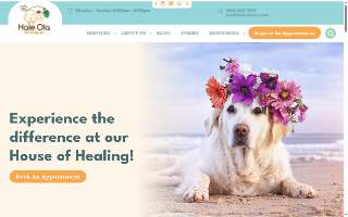 Hale Ola Pet Hospital website