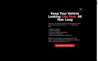Like New Car Detailing website