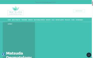 Matsuda Dermatology website