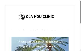 Ola Hou Clinic website