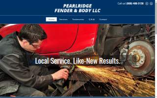 Pearlridge Fender & Body LLC website