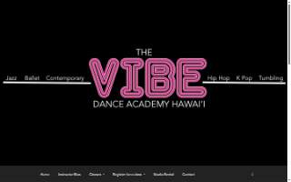 Vibe Dance Academy Hawai’i website