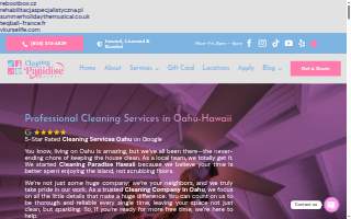 Cleaning Paradise Hawaii website