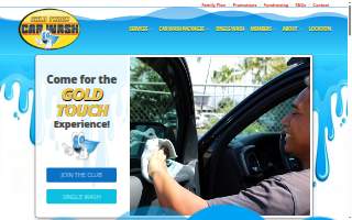 Gold Touch Car Wash website