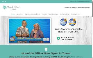 Quick Stars Tutoring of Waipahu website