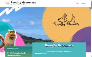 Royalty Groomers website