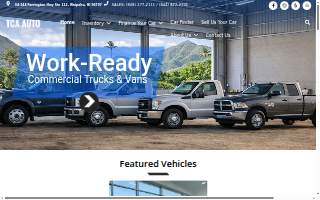 TCA Auto of Waipahu website