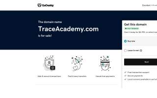 Trace Academy website