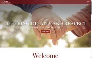 Adams Funeral Home website