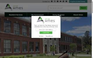 Ames City Inspection website