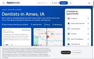 Aspen Dental - Ames website