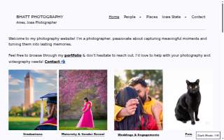 Bhatt Photography website