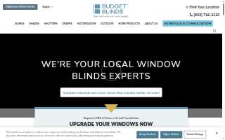 Budget Blinds of Ames website