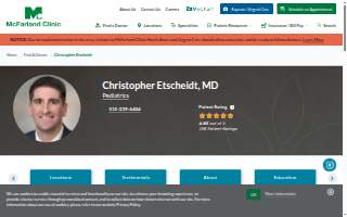 Christopher Etscheidt, MD website