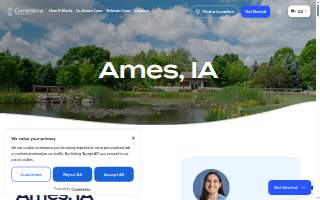 Cornerstone Caregiving of Ames website
