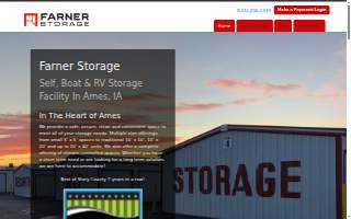 Farner Storage of Ames website