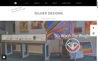 Gilger Designs website