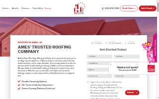 Heartland Roofing, Siding, and Solar website