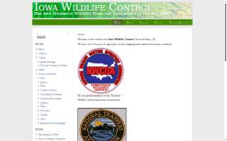 Iowa Wildlife Control website