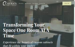 Laura's Cabinet Gallery, Inc. website
