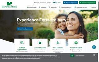 McFarland Clinic Pediatrics website