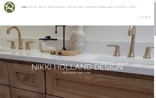 Nikki Holland Design website