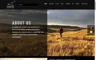 Prairie Fire Kennels website