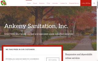 Ankeny Sanitation website