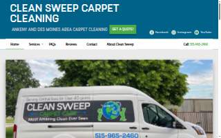 Clean Sweep Carpet Cleaning website