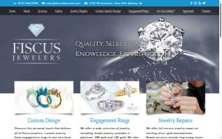 Fiscus Jewelers website