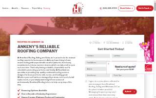 Heartland Roofing, Siding, and Solar website