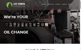 LOF Xpress™ Oil Change – Ames website