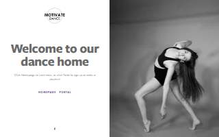 Motivate Dance website