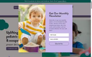 Rise Pediatric Therapy website