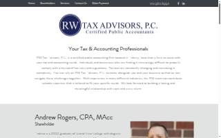 RW Tax Advisors, P.C. website