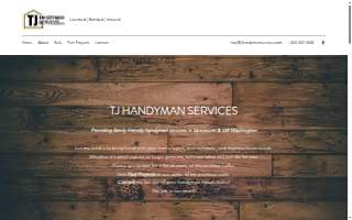 TJ Handyman Services website