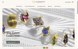 Expressions Jewelers website
