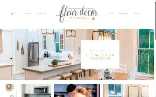 Fleur de'cor Interiors Inc. website